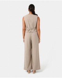Forcast - Abel Elastic Waist Relaxed Pants