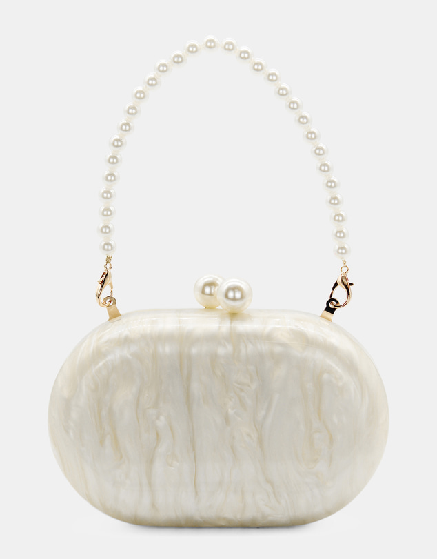 Morgan & Taylor - Lisa Clutch in White