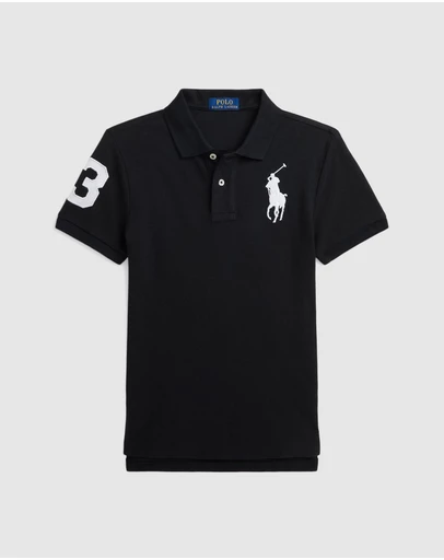 Polo Ralph Lauren - Slim Fit Big Pony Cotton Mesh Polo Shirt - Teens