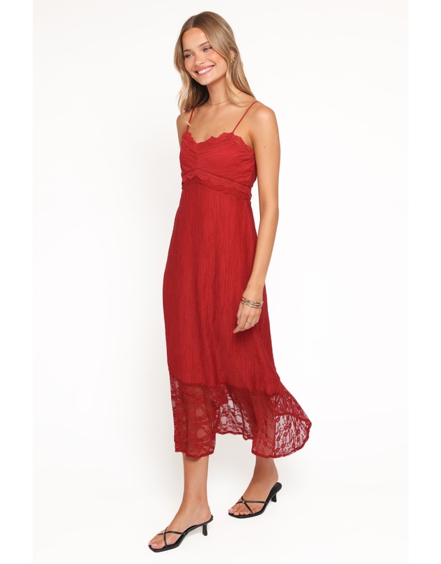 Petal & Pup - Winnie Maxi Dress - Red