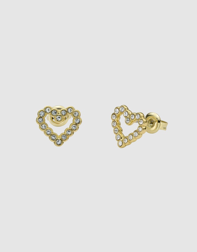 Ted Baker - Amorina Crystal Halo Heart Stud Earrings