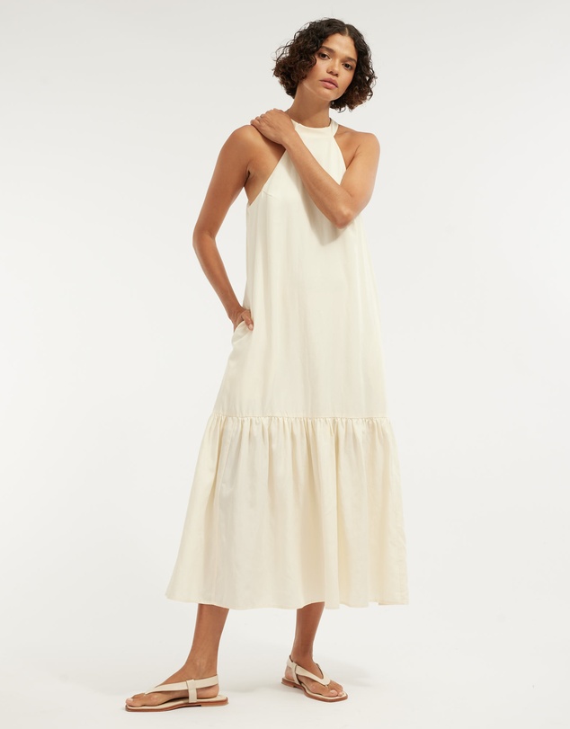 Amelius - Frankie Tie Neck Maxi Dress