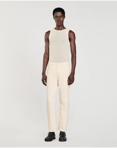 Sandro - Regular Ecru Jeans