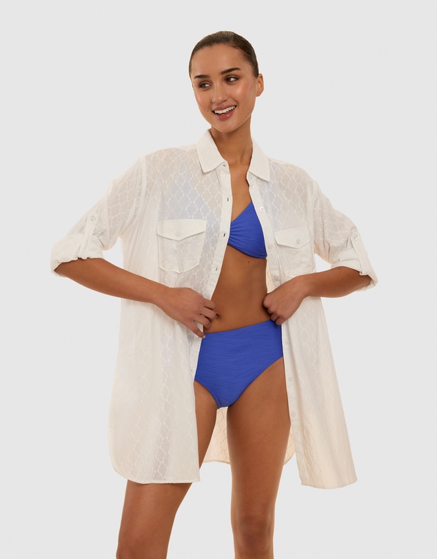 Simone Perele - Charmer Cotton Diamond Button Through Shirt