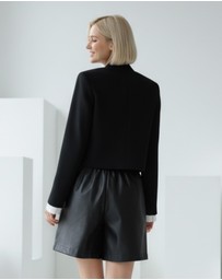 Mossée - Lyra Gold Button Knit Cardigan
