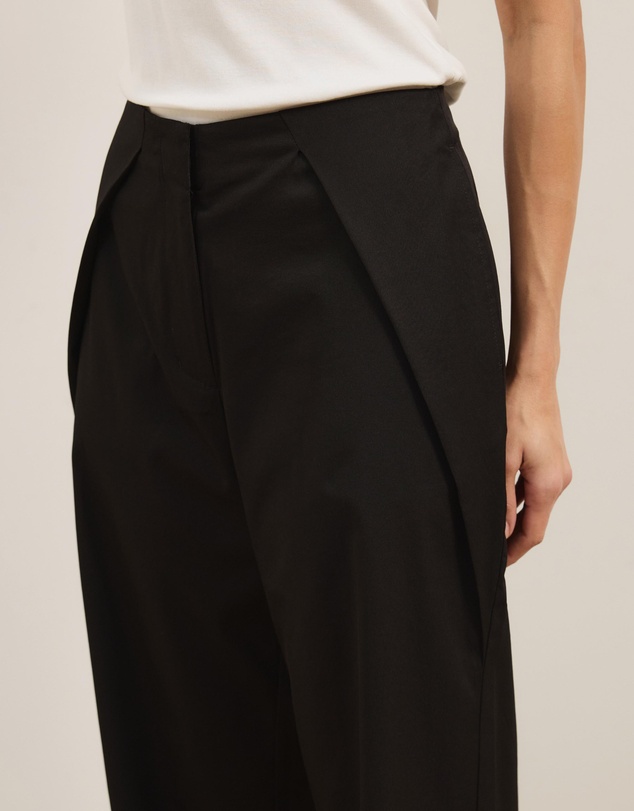 Atmos&Here - Olivia Pleated Wide Leg Tailored Pants