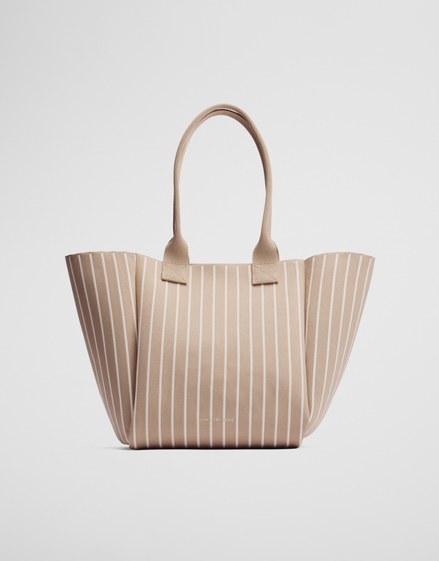 Country Road - Stripe Knit Shopper