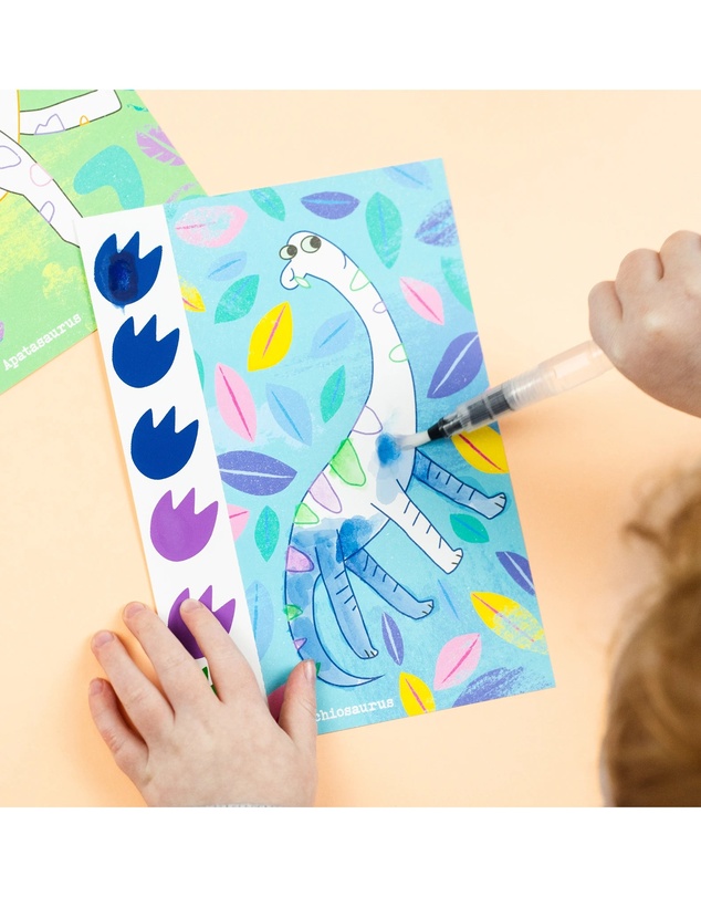 Tiger Tribe - Paint-a-Picture Set - Dinosaurs