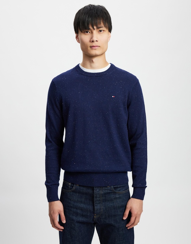 Tommy Hilfiger - Pima Organic Cotton Cashmere Crew Neck Jumper