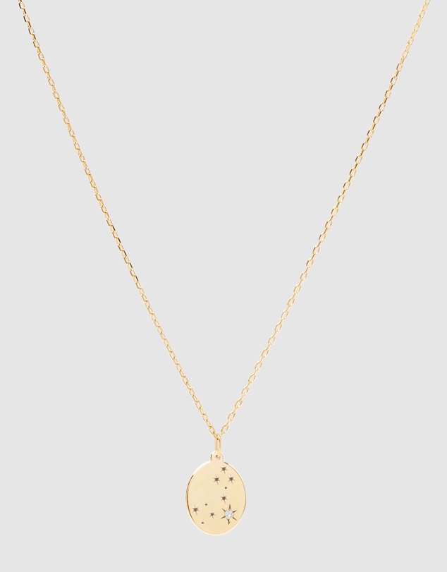 Luna Rae - Solid Gold - Stars of Pisces Diamond Necklace