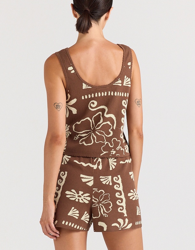 Poolside Paradiso - Jamaica Knit Short - Coco