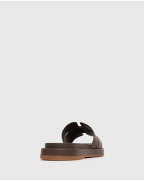 Betts - Bella Leather Flat Slides