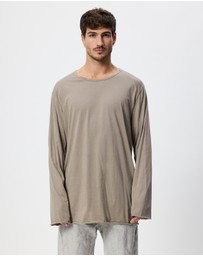 Surrounded By Ghosts - Stannite Relaxed Cotton Long T-Shirt