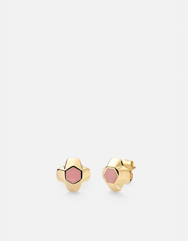 Daniel Wellington - North Star Earrings Small Apricot Enamel