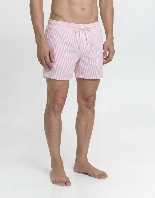 Jack & Jones - Maui Ocean Seersucker Swim Shorts