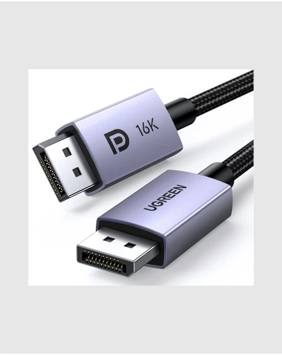 Ugreen - UGREEN DisplayPort 2.1 Cable 3.3FT 40Gbps 16K 30Hz 8K 240Hz HDR FreeSync G-Sync VESA Certified