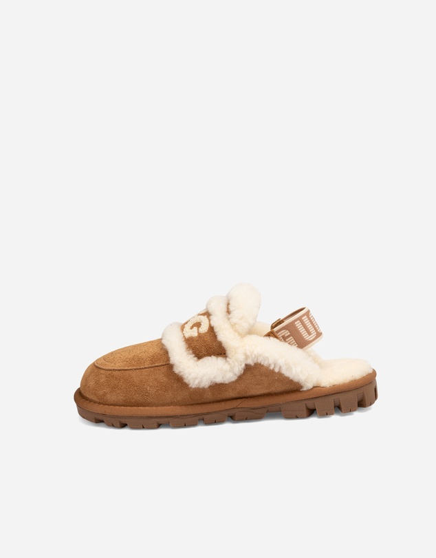 Ozwear Connection Uggs - Ugg Violet Heritage Shearling Slipper Elastic Logo Strap (Detachable)