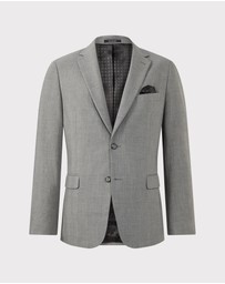 Van Heusen - Wool Blend Check Suit Jacket