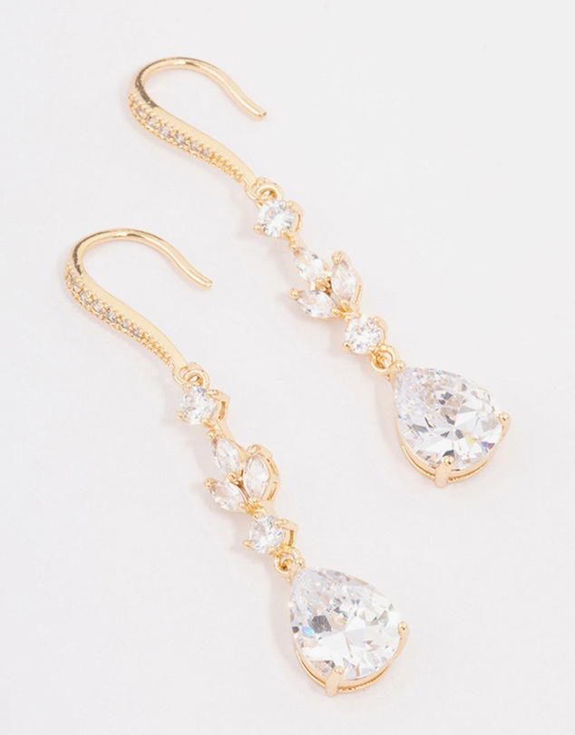 Lovisa - Gold French Pear Drop Earrings