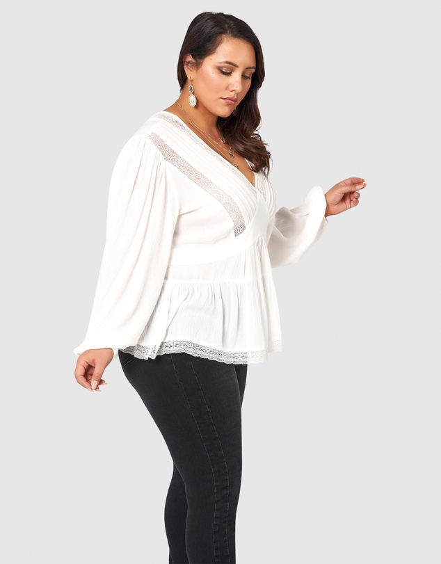 The Poetic Gypsy - Astral Passenger Lace Blouse