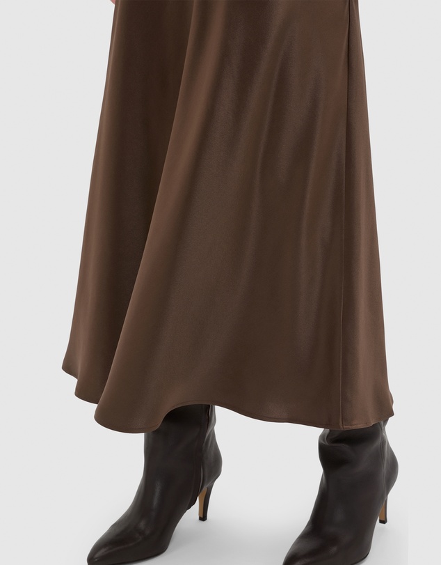 Seed Heritage - Satin Midi Skirt