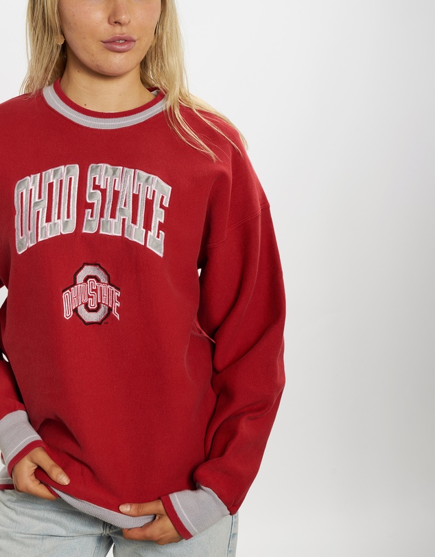 Vintage by The Real Deal - Pre Loved - 90s NCAA Ohio State Buckeyes Sweatshirt