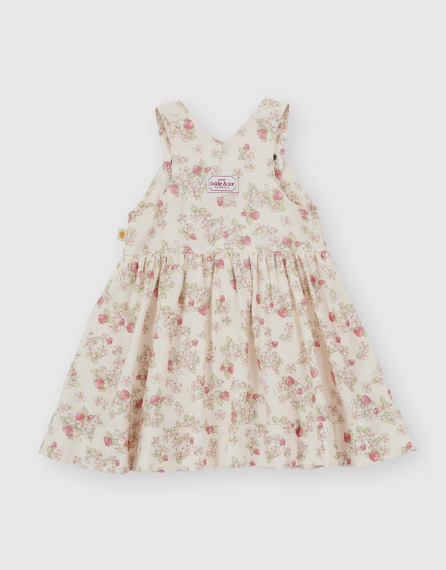 Goldie + Ace - Strawberry Fields Pinafore Dress - Babies-Kids