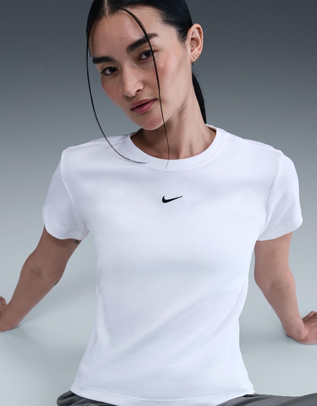 Nike - Sportswear Tight Ribbed Short-Sleeve T-Shirt
