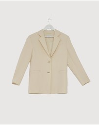 Revibe - Repaired Shona Joy Irena Oversized Tailored Blazer - AU 8