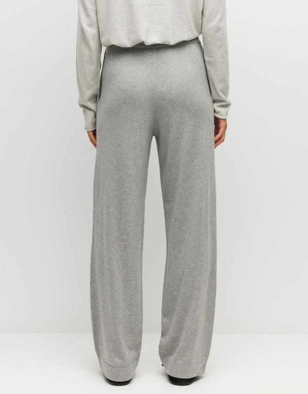JH Lounge - JHL Wide Trackpant (Cotton Cashmere) Grey Marle