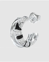 GUESS - Guess 15mm Jungle Circle Enamel Hoop