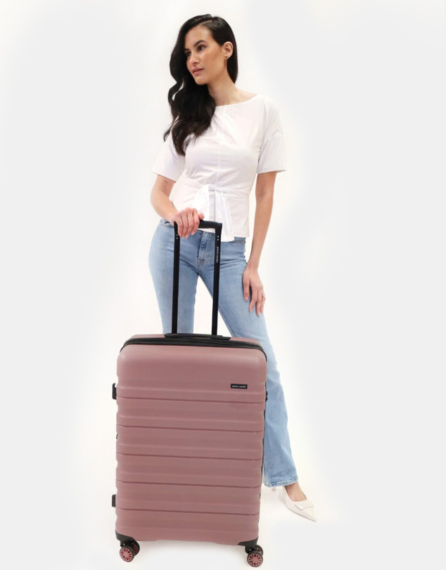 Pierre Cardin - Pierre Cardin 70cm Medium Hard Shell Suitcase