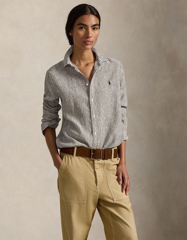 Polo Ralph Lauren - Classic Fit Striped Linen Shirt