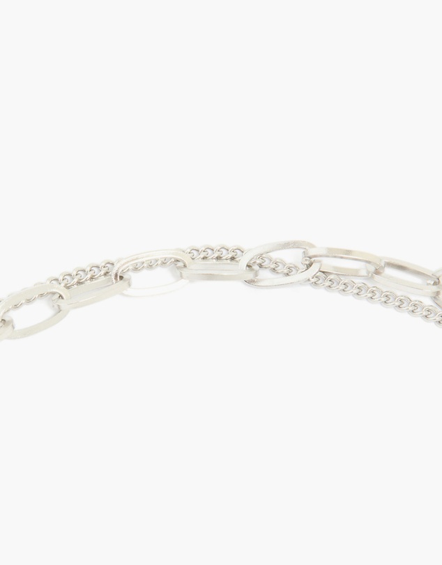 Lovisa - Waterproof Stainless Steel Molten Pendant & Chain Layered Necklace
