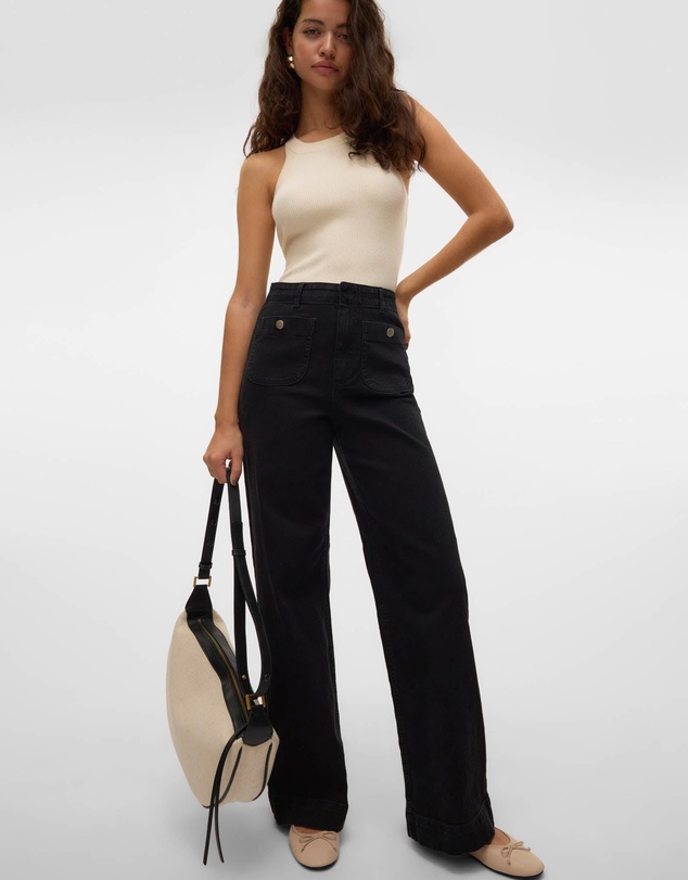 Vero Moda - Kayla High-Rise Wide Jeans