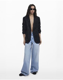 Desigual - Lettering blazer