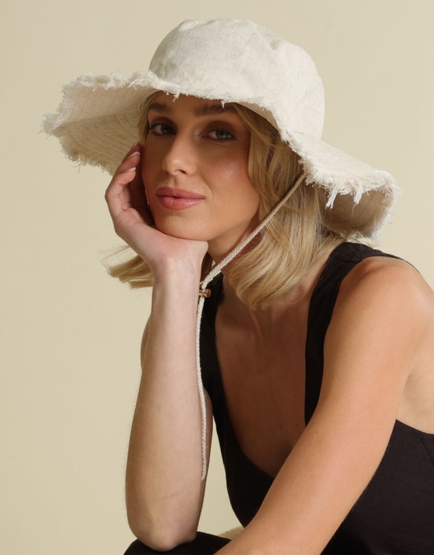 Morgan & Taylor - Mabel Bucket Hat in Beige
