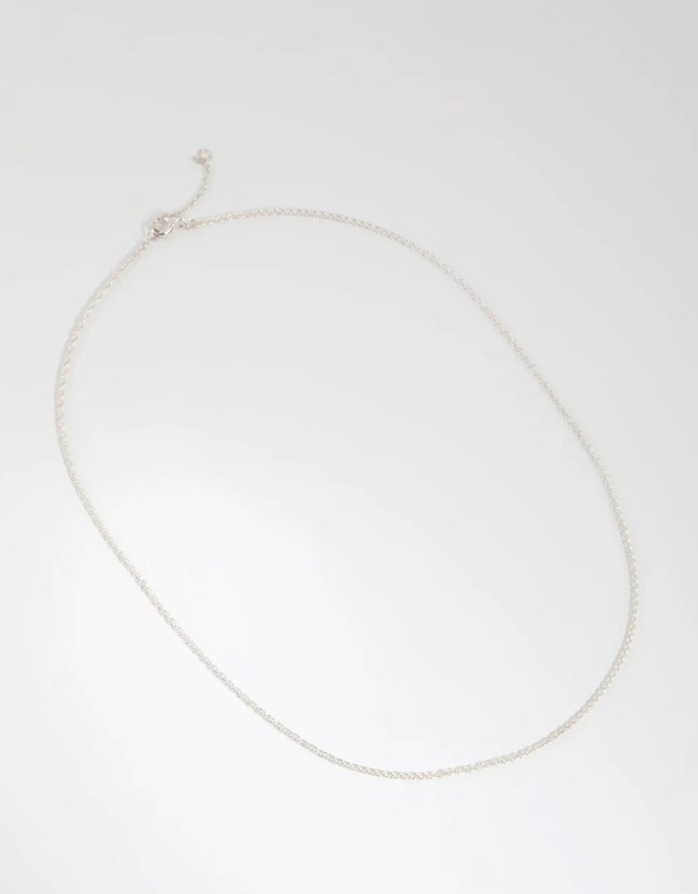 Lovisa - Sterling Silver Twist Chain Necklace