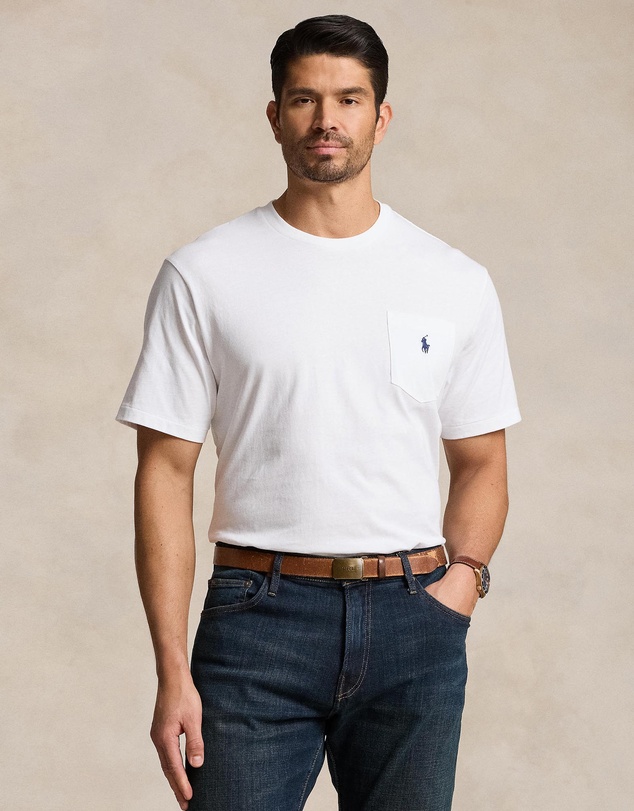 Polo Ralph Lauren - ICONIC EXCLUSIVE - Big & Tall Jersey Pocket T-Shirt