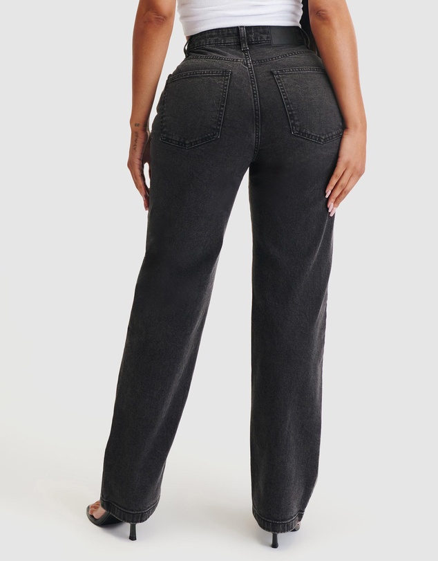 Cotton On - Curvy Stretch Straight Jeans