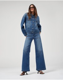 DRICOPER DENIM - Piper Pacific Blue Wide Leg Trousers