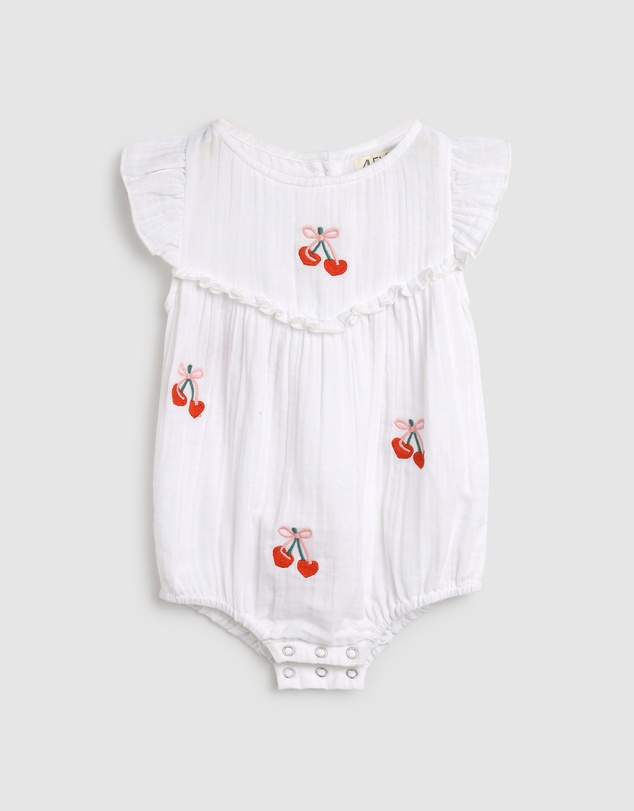 Alex & Ant - Pretty Romper - White