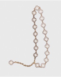 Maje - A Clover Allover Belt
