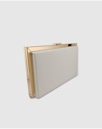 Izoa - Amanda Clutch White