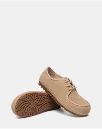 EVERAU - EverAU Ugg Brandon Cow Suede Upper Loafer Oxfords Flats