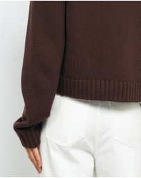 AERE - Miya Cotton Wool Cardigan
