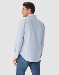 R.M.Williams - Sommers Poplin Stripe Shirt