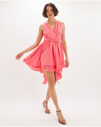Amelius - Aimee Asymmetric Wrap Dress