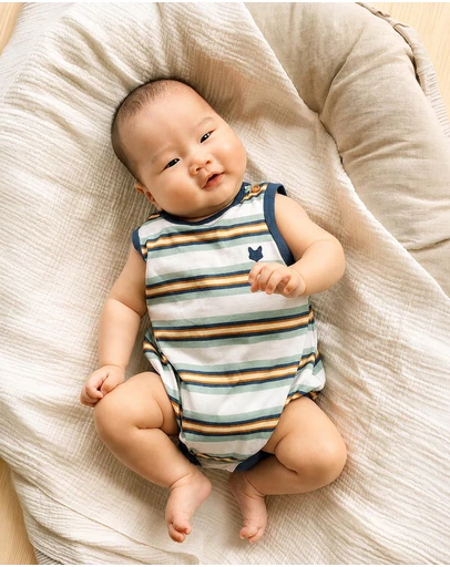 Fox & Finch - Casablanca Stripe Bodysuit - Kids