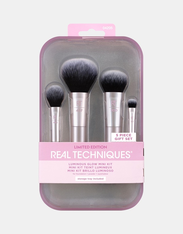 Real Techniques - Luminous Glow Mini Holiday Brush Kit (Valued at $39.99)